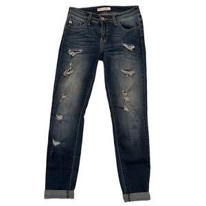 KanCan Skinny Jeans Distressed Denim W7 or 27